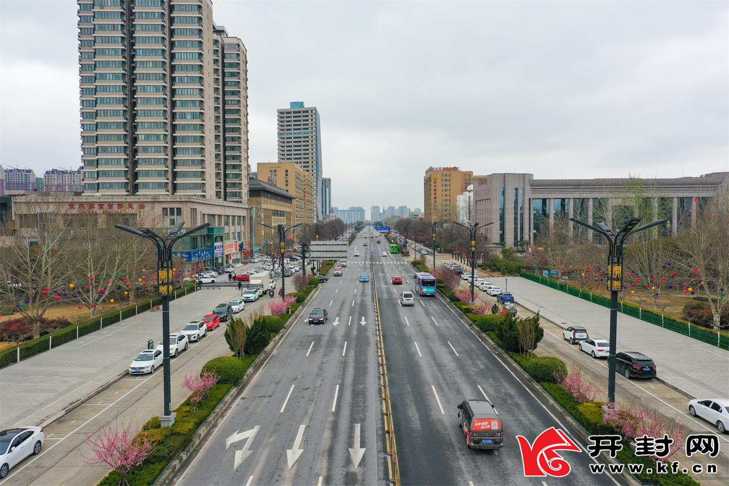 雨后靓丽的金明大道 - 本地 - 开封网