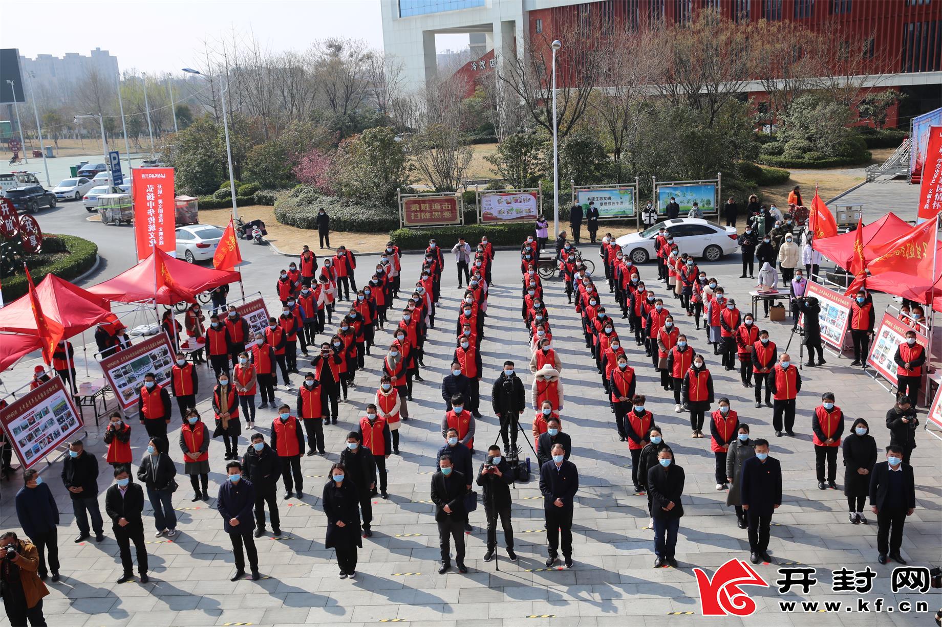 3月2日，开封市首届“河南省新时代文明实践推动周”活动在兰考县人民文化馆举行。全媒体记者 石斐 摄